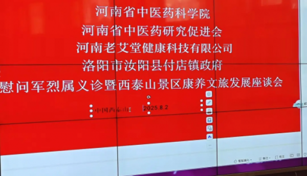 拥军慰问暖人心，红色基因永传承—— 老艾堂参与汝阳县付店镇双拥慰问义诊暨康养文旅座谈会