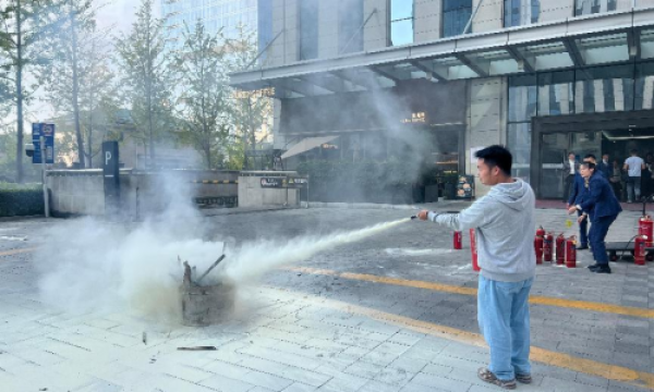 中国人寿财险义乌中心支公司积极开展消防宣传月活动