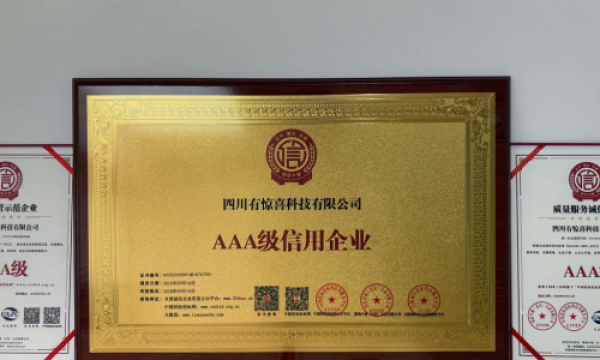 四川有惊喜科技有限公司荣获多项荣誉，彰显卓越实力